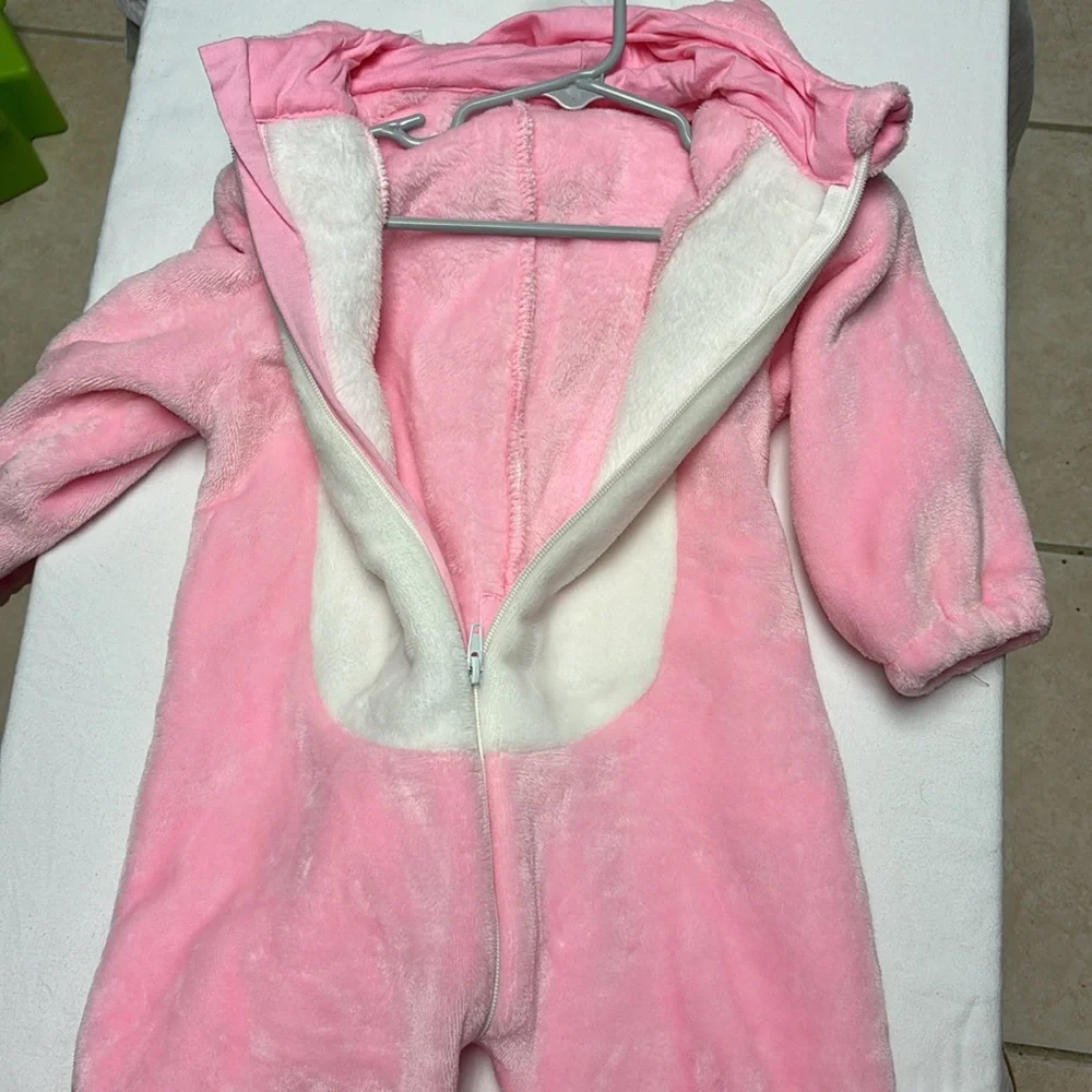 Pink Dinosaur Kids Costume - Picture 3 of 4